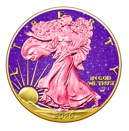 2026 U.S. Eagle Royal Amethyst Edition 1 oz Silver Coin (06/29)