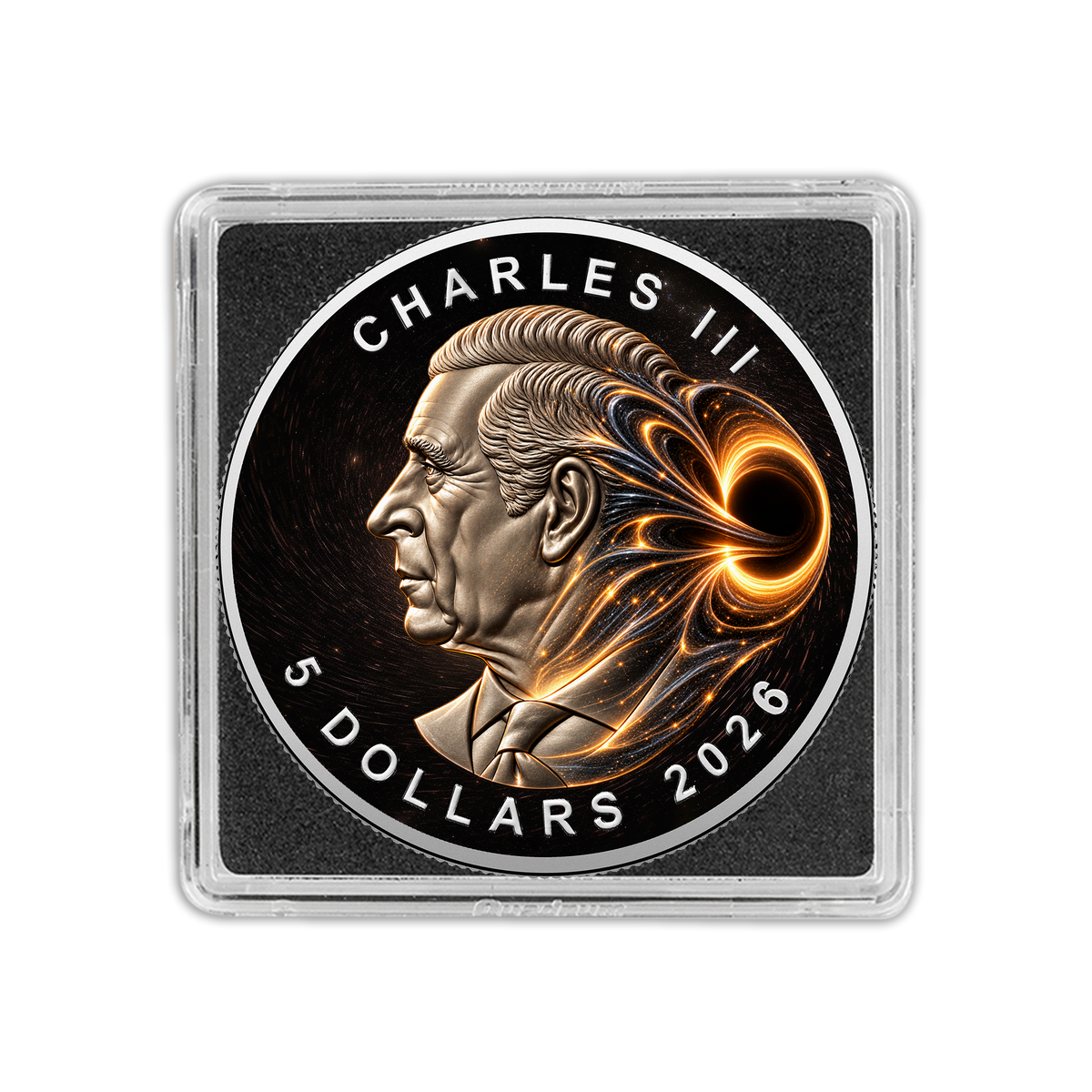 2026 Canada Maple Leaf Black Hole Edition 1 oz Silver Coin