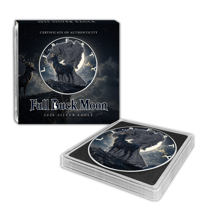 2026 U.S. Eagle Full Buck Moon Edition 1 oz Silver Coin (07/30)