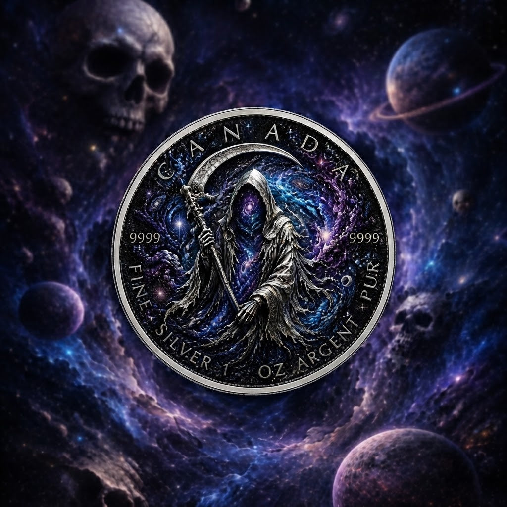 2026 Canada Maple Leaf Cosmic Reaper Edition 1 oz Silver Coin (07/31)