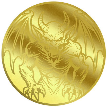2026 Liberia Gargoyle 1/200 oz Gold Coin in Card (06/30)
