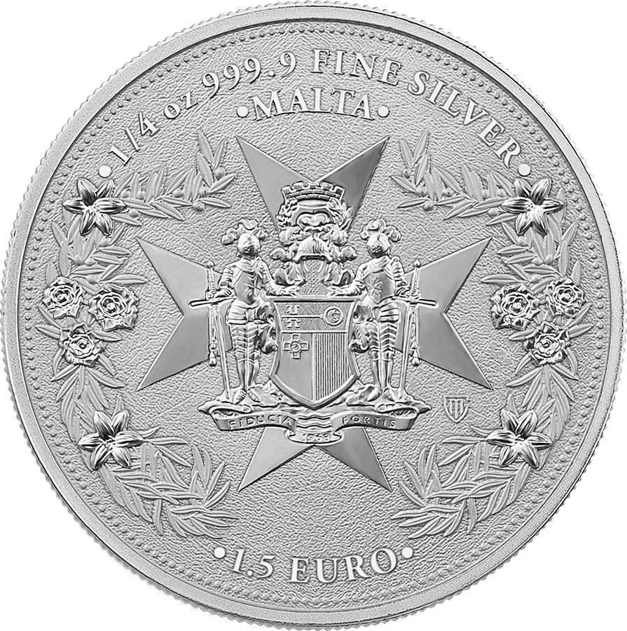 Estimate: 2026 Malta Golden Eagle BU 1/4 oz Silver Coin in Card