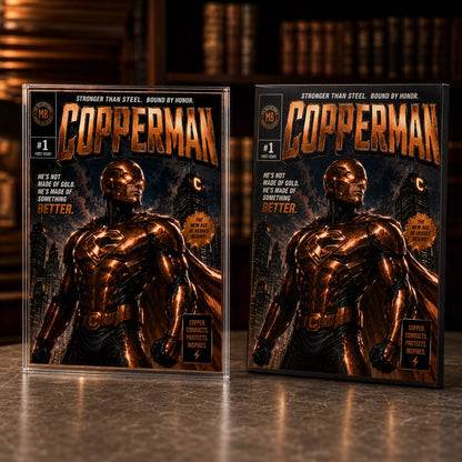 Copperman Comic Book 5 oz Copper Foil