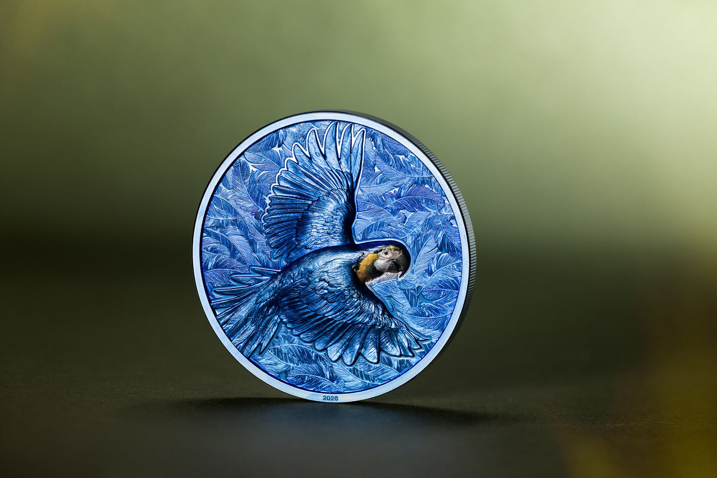 2026 Cook Islands Spectrum - Parrot 1 oz Silver Coin