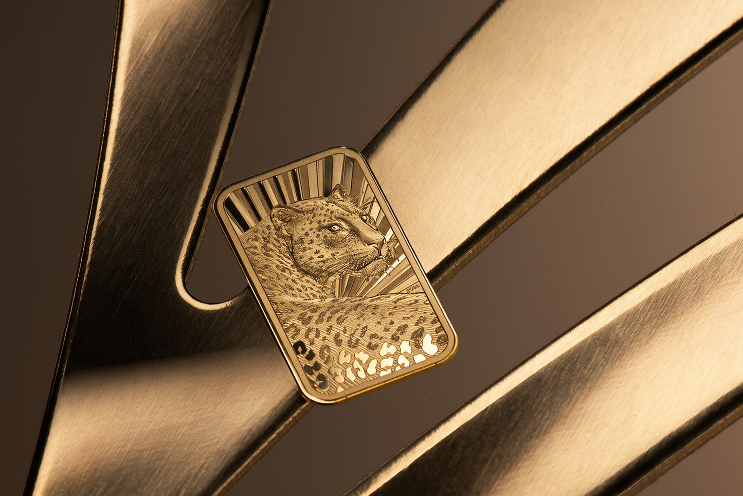 2026 Cook Islands Barre de Luxe - Leopard 0.5g Gold Coin - Capsule & COA