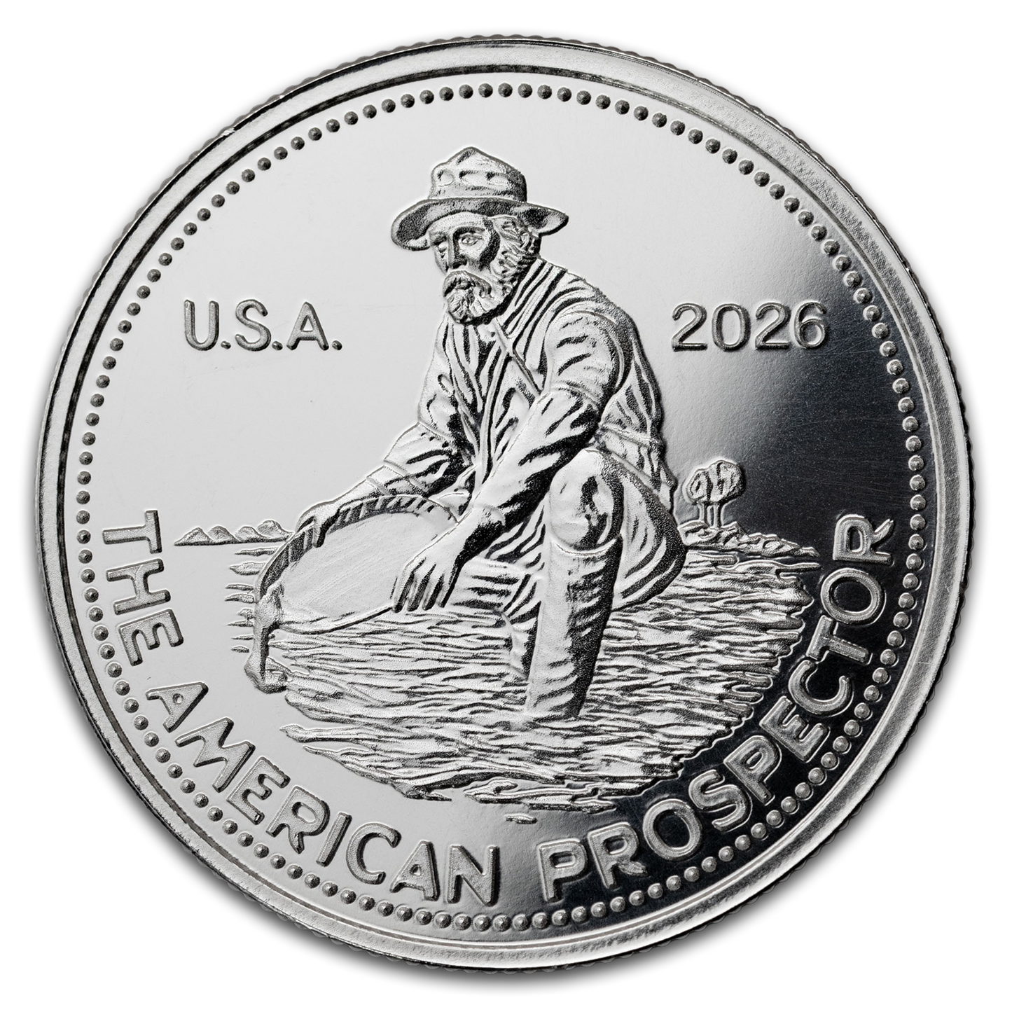 Estimate: 2026 PAMP Suisse Engelhard Prospector 1/2 oz Silver Round (08/07)