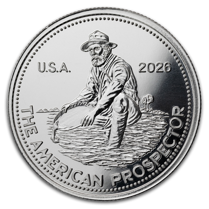 Estimate: 2026 PAMP Suisse Engelhard Prospector 1/2 oz Silver Round (08/07)