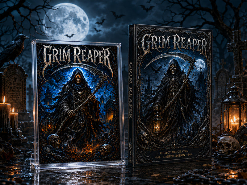 Grim Reaper Colorized 5 oz Copper Foil