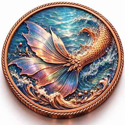 In Stock! See the back! OCEAN’S ETERNAL LOVE MERMAID 1 oz Copper High Relief (4/20)
