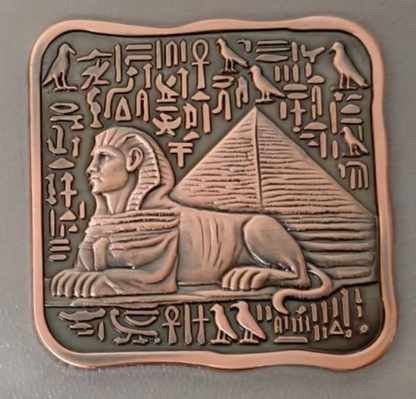 Ancient Egypt Sphinx & Eye of Ra 3 x 1 oz Copper Medal Set (07/03)