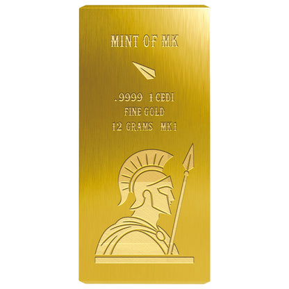 2026 Ghana Ares 1 Kilo Copper Coin Bar Blind Box with 12g Gold Chase (07/11)