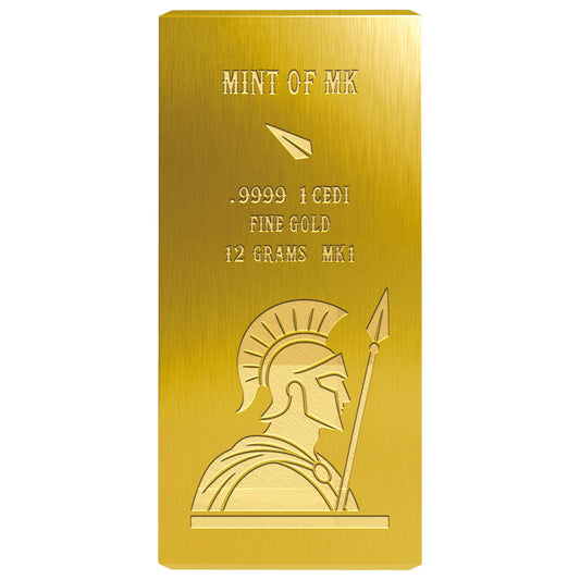 2026 Ghana Ares 1 Kilo Copper Coin Bar Blind Box with 12g Gold Chase (07/11)