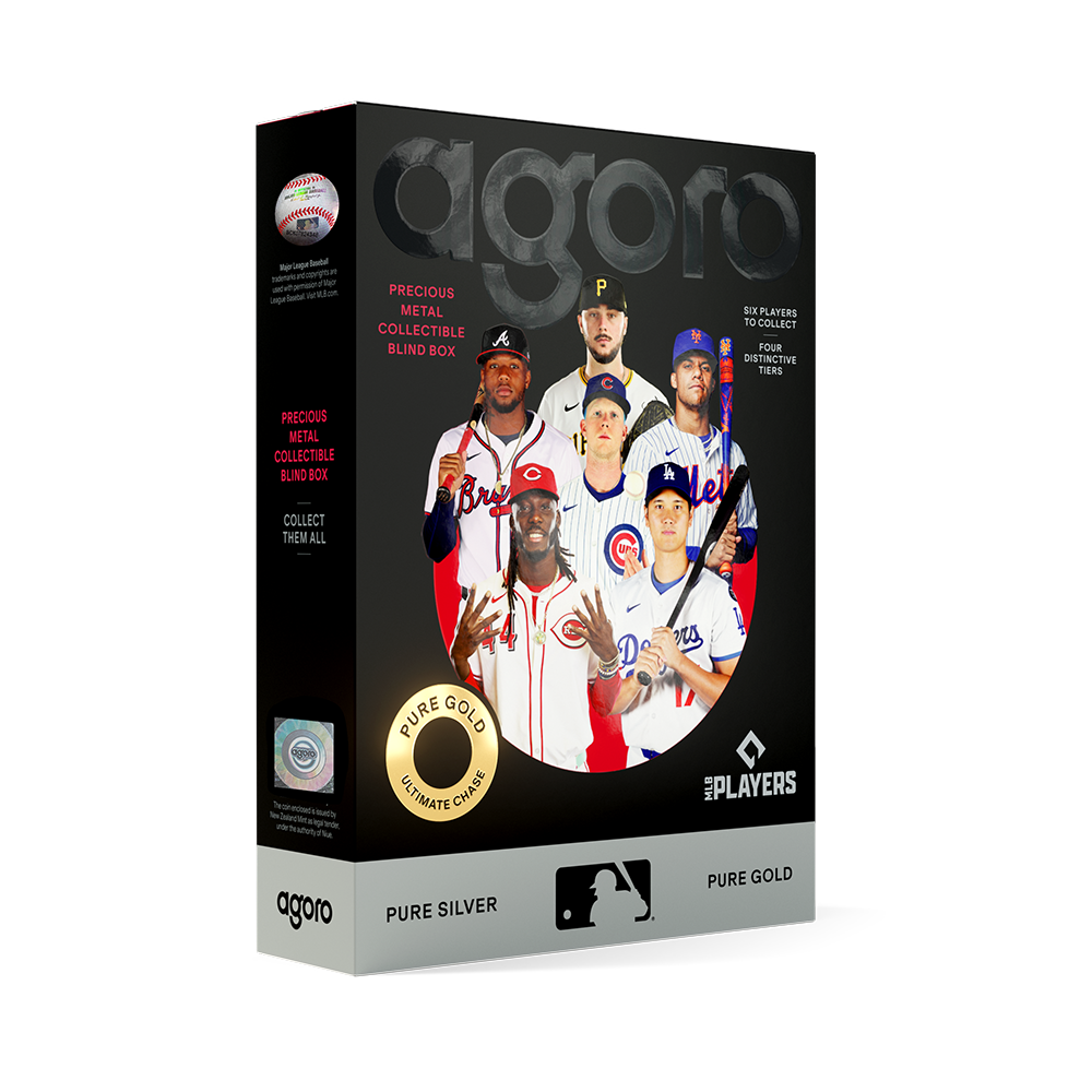 In Stock! 2026 Agoro Niue MLB National League Blind Box 1/2 oz Silver Coin