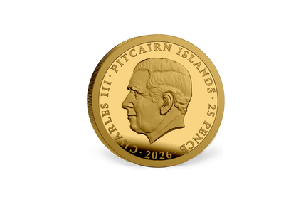 2026 Pitcairn Islands Queen's Beast Falcon 1/100 oz Gold Coin (07/03)
