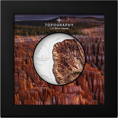 2026 Cook Islands Topography - Bryce Canyon 5 oz Silver Coin