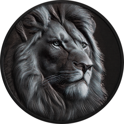 2026 Cook Islands Black and White - Lion 1 oz Silver Coin