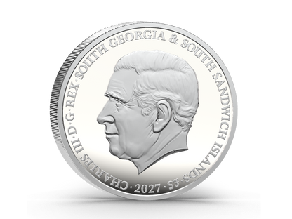 2027 South Georgia Antarctic Fur Seal Proof 1 oz Silver Coin
