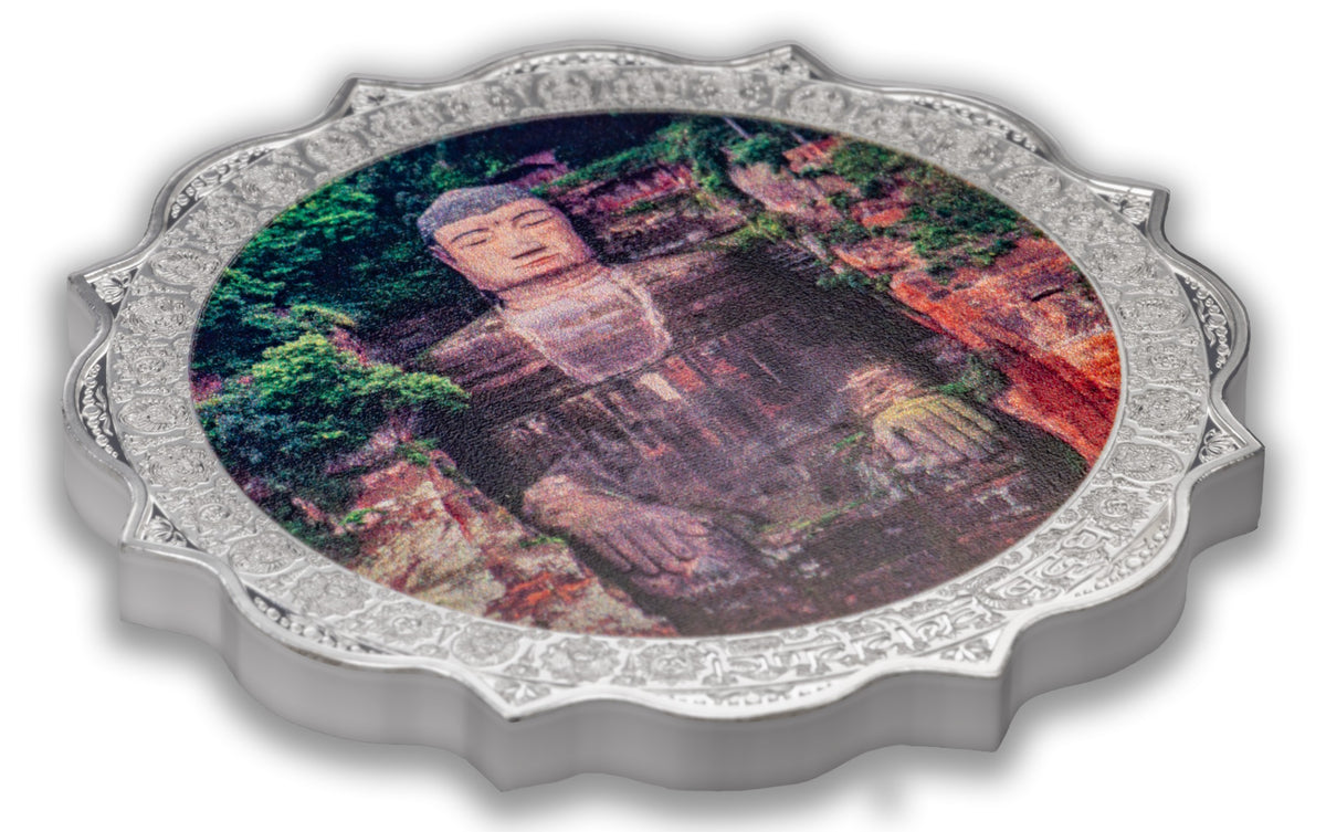 2026 Cameroon Leshan Buddha 1 oz Silver Coin (99 Mintage)
