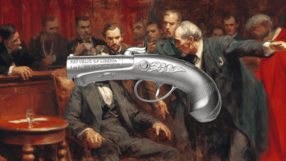 2026 Liberia Deringer Pistol Shaped 1 oz Silver Coin (07/13)