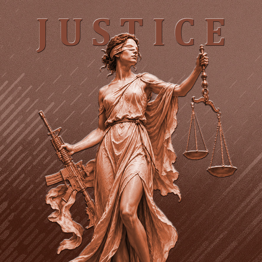 2026 Liberia Lady Justice Reverse Proof 5 oz Copper Coin (08/03)