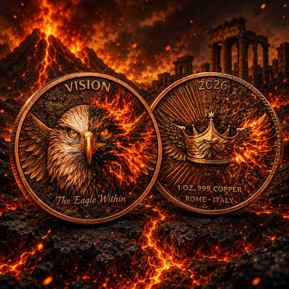 2026 Vision - The Eagle Within 1 oz Copper Round (07/14)