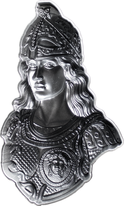 Estimate: 2026 Samoa Athena Shaped Stacker 2 oz Silver in Capsule Only