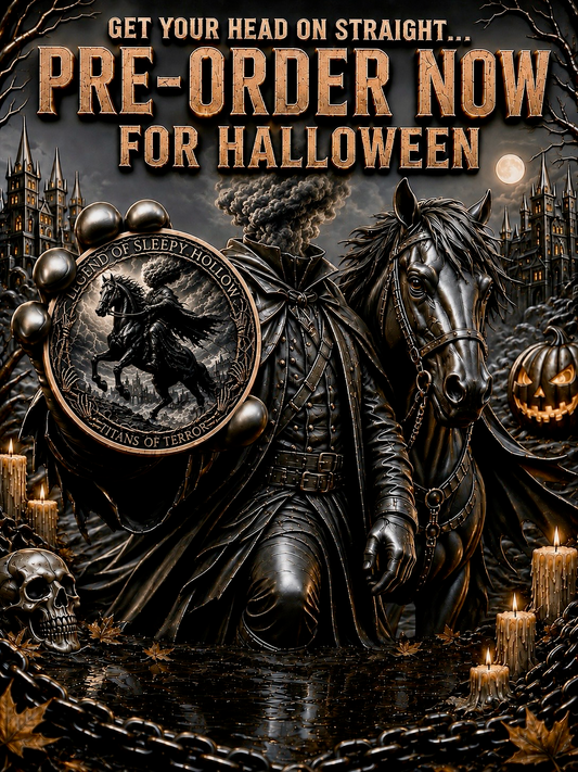 Titans of Terror: SLEEPY HOLLOW 1 oz Copper