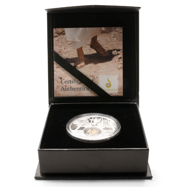 Factory Special! 2025 Mesa Grande Footsteps of Jesus - Ascension (Mount of Olives) 1 oz Silver Coin