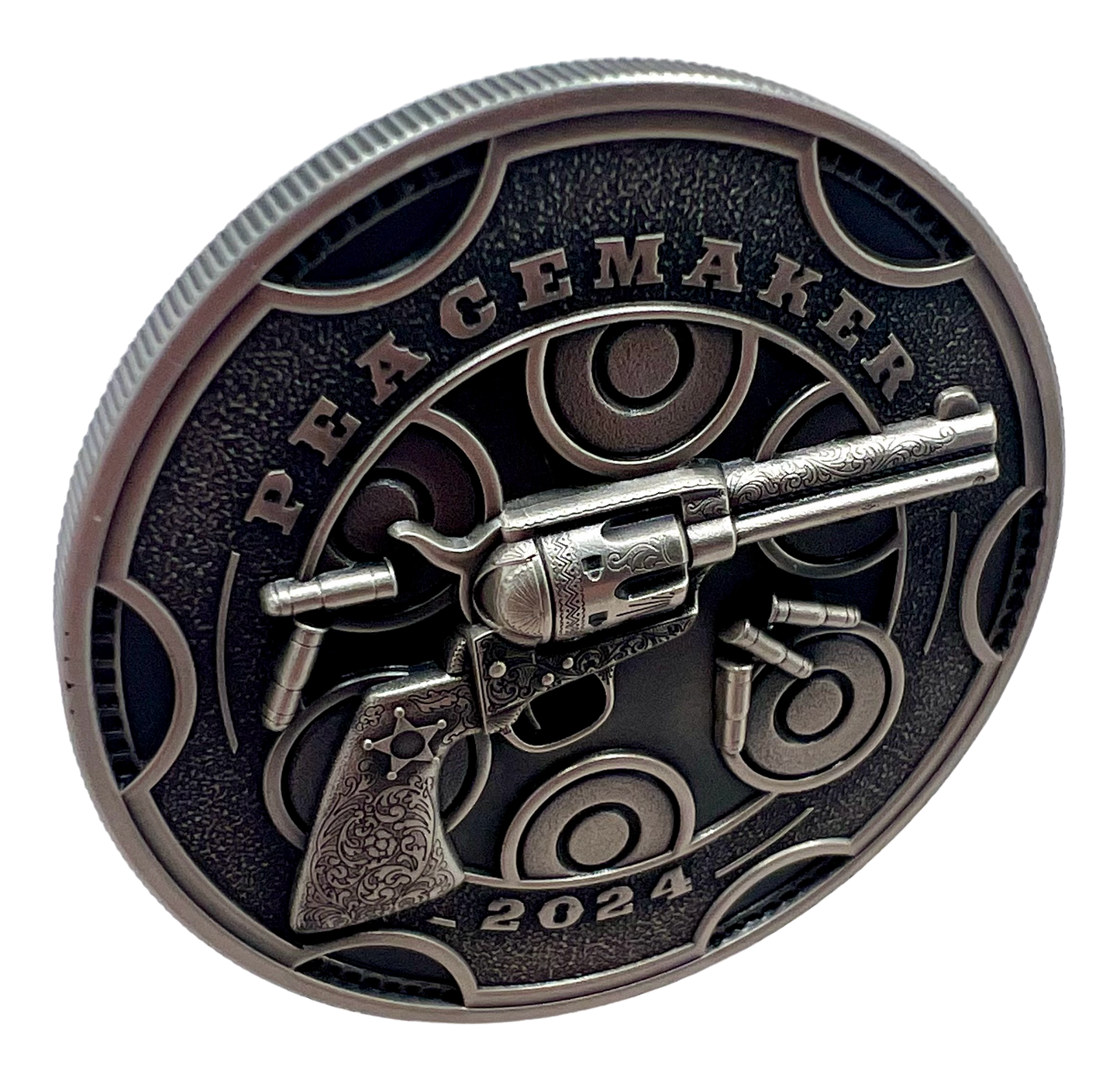 2024 Cameroon Peacemaker UHR 1 oz Silver Coin NGC MS 70 Bullet Label