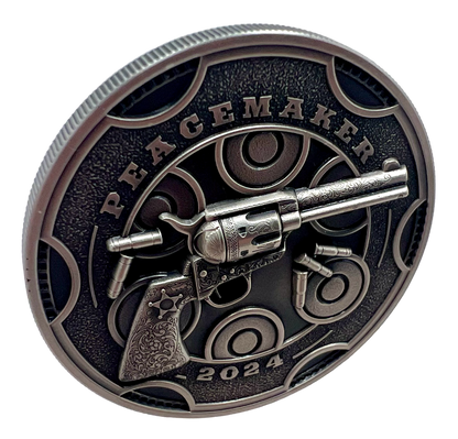 2024 Cameroon Peacemaker UHR 1 oz Silver Coin NGC MS 70 Bullet Label