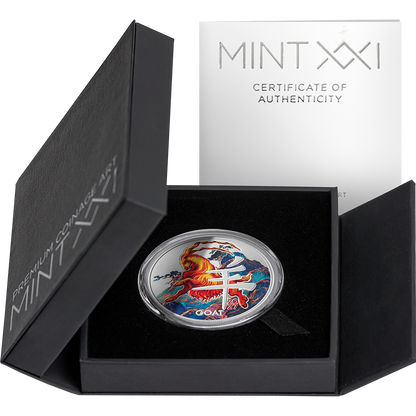 2027 Cameroon Year of the Goat Special Edition 1/2 oz Silver Coin