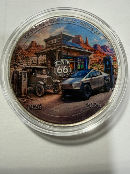 Route 66 - 100th Anniversary 1 oz Silver Round