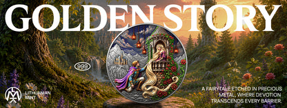 2026 Liberia Golden Story 2 oz Silver Coin (08/07)
