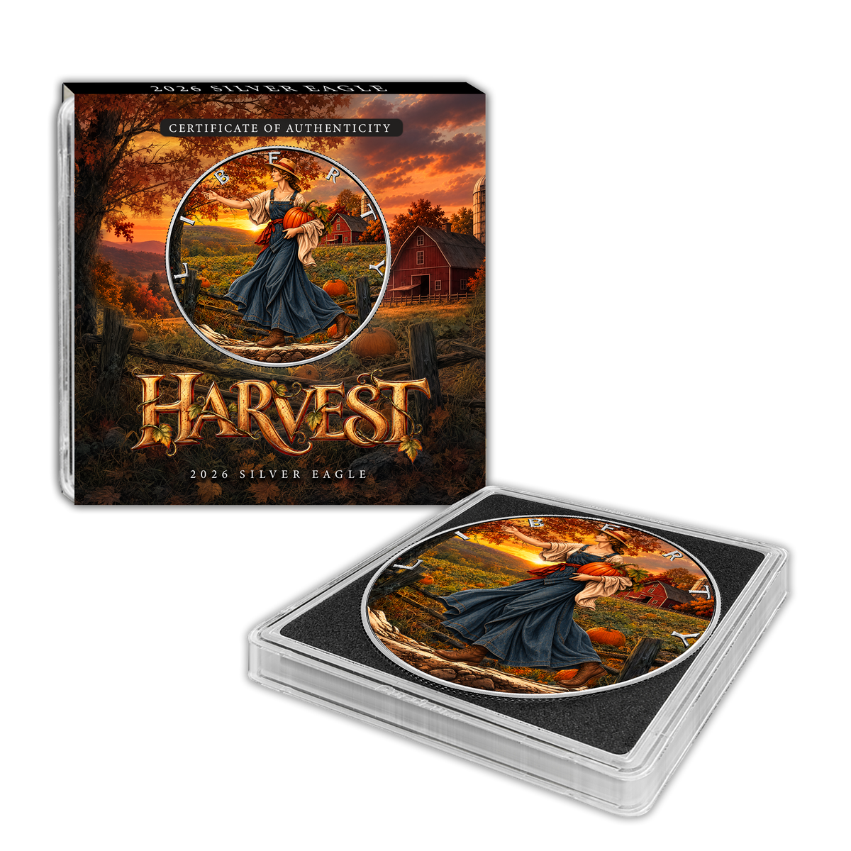 2026 U.S. Eagle Harvest Edition 1 oz Silver Coin