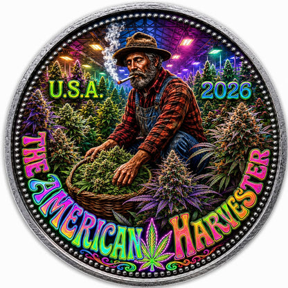 2026 Engelhard Prospector American Harvester Edition 1 oz Silver Round (08/07)