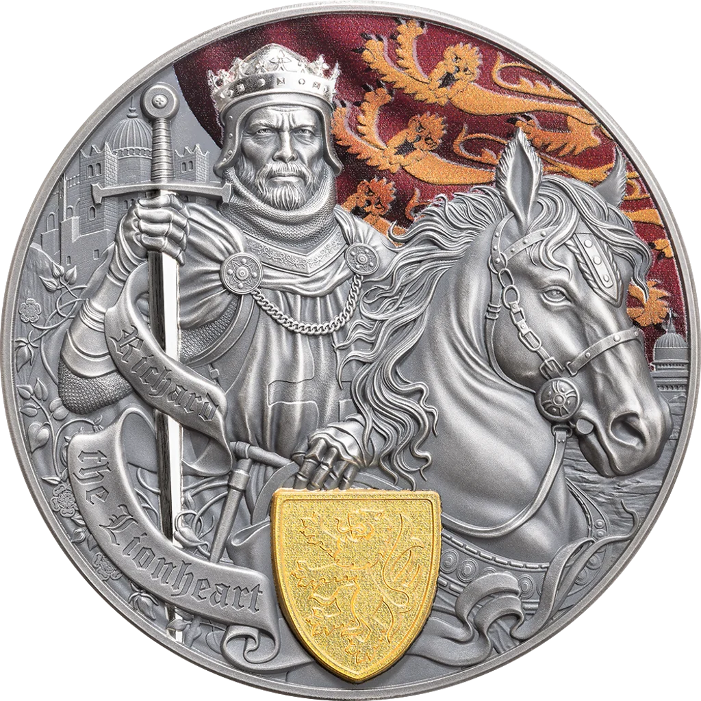 2026 Samoa Richard the Lionheart 2 oz Silver Coin