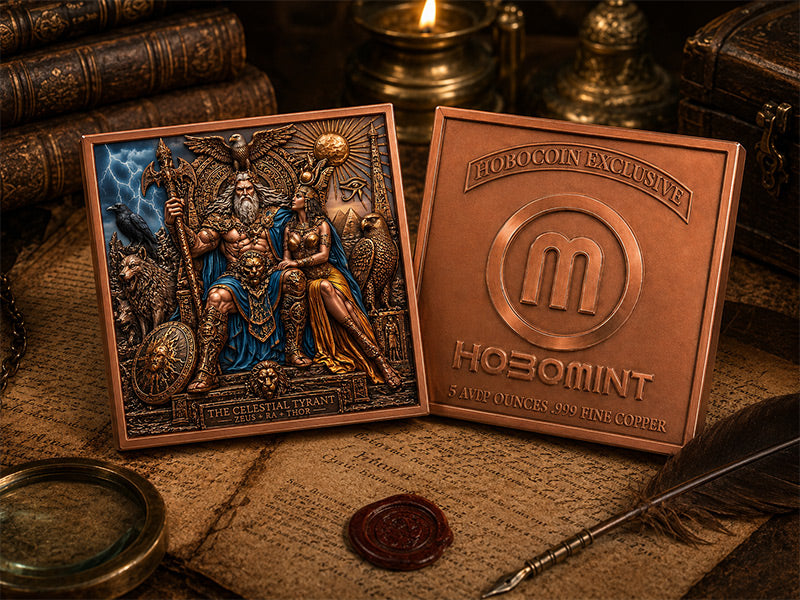 Mythological Fusion - The Celestial Tyrant 5 oz Copper Bar (06/26)