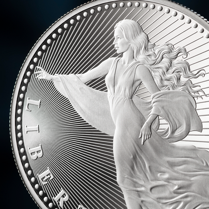 2026 United Crypto States Liberty 1/2 oz Silver Coin