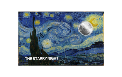 2026 Starry Night 1g Silver Round in Card