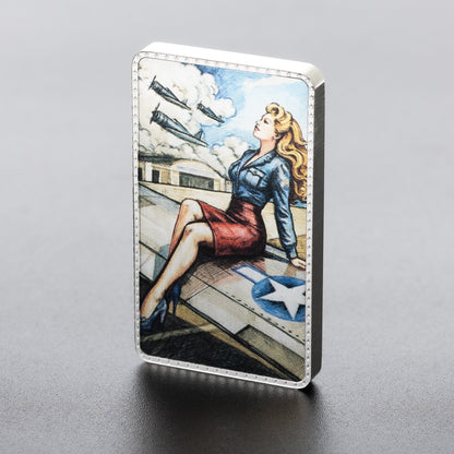 Estimate: 2026 Czech Mint Pin-Up Girls Colorized 2 oz Silver Bar (07/21)