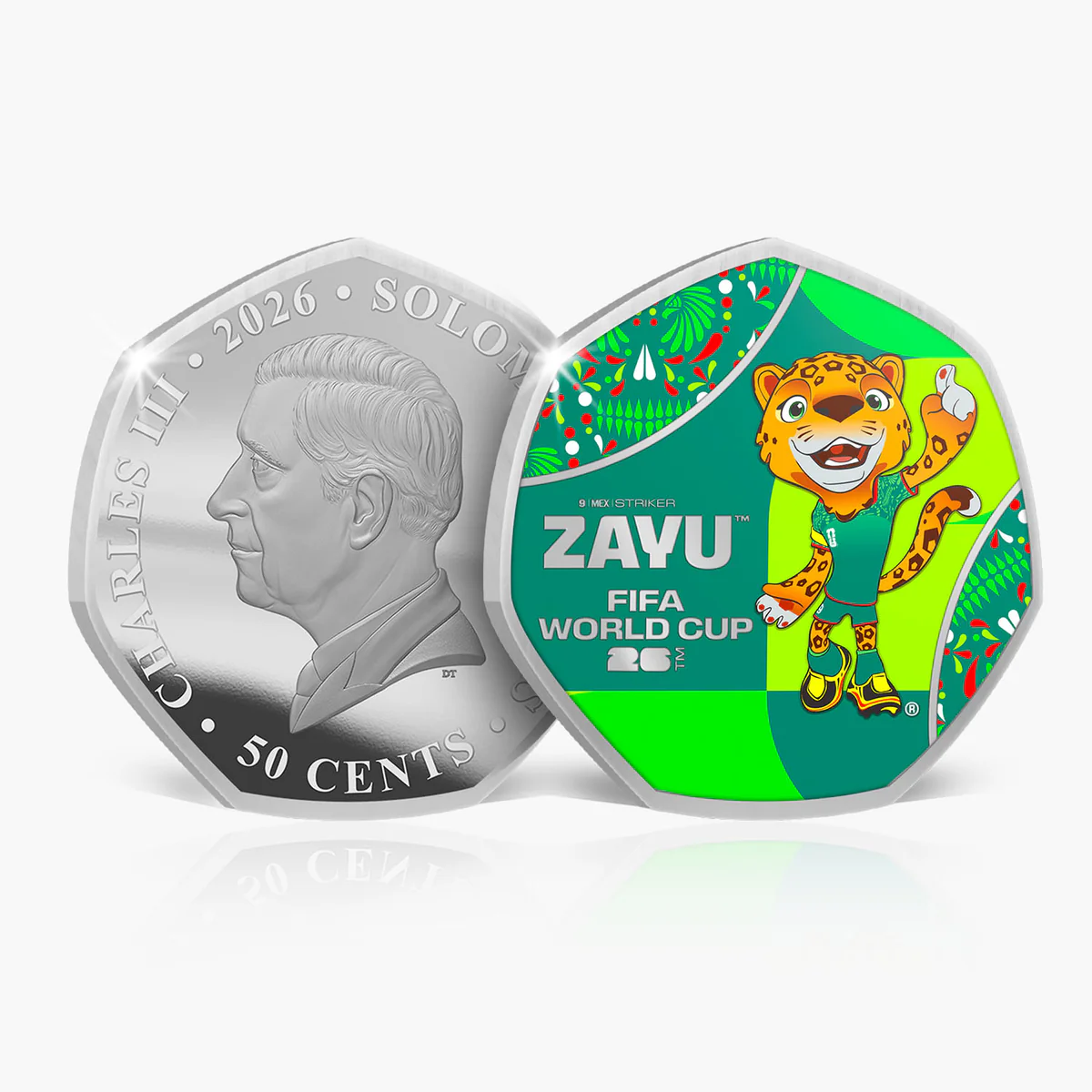 2026 Solomon Islands FIFA World Cup Colorized 6 x 9g CN Coin Set (07/31)