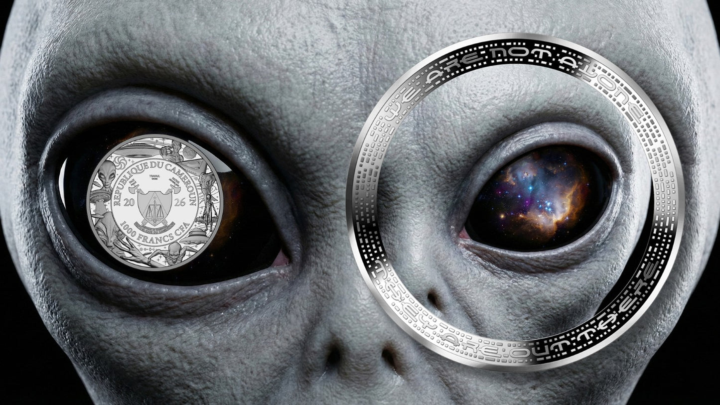 2026 Cameroon Alien Eye 1 oz Silver Coin (07/03)
