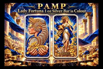 PAMP Lady Fortuna Colorized 1 oz Silver Bar