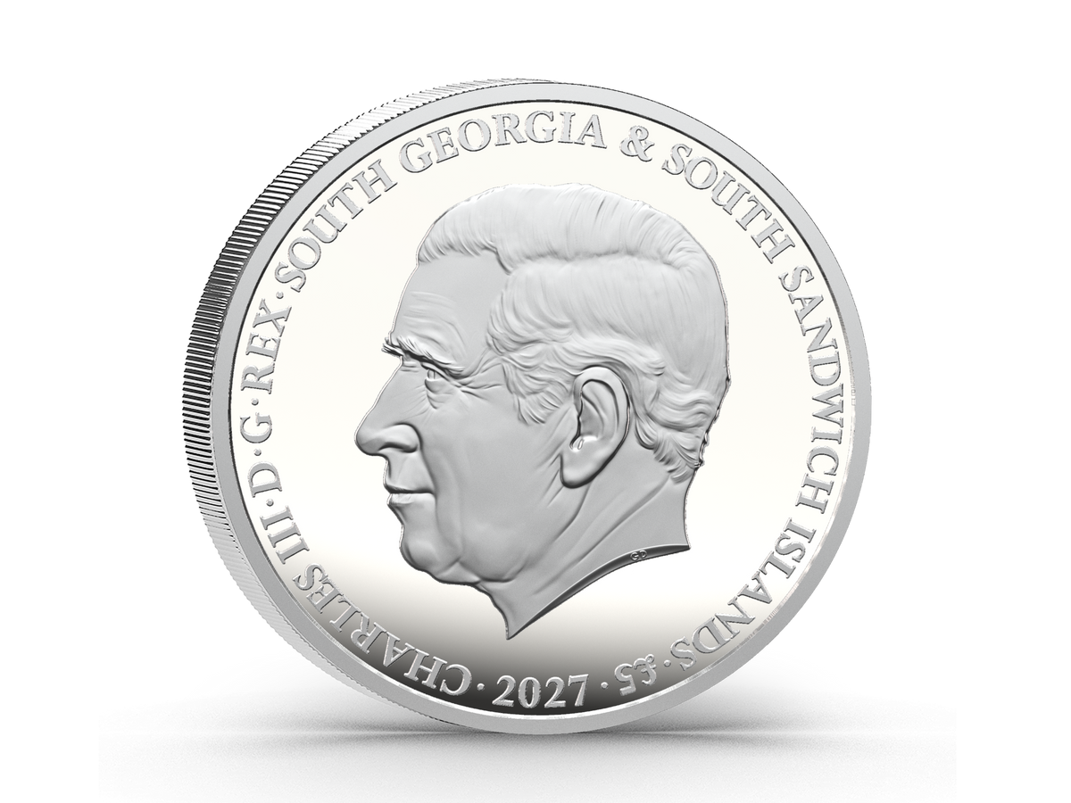 2027 South Georgia Antarctic Fur Seal Proof 2 oz Silver Coin