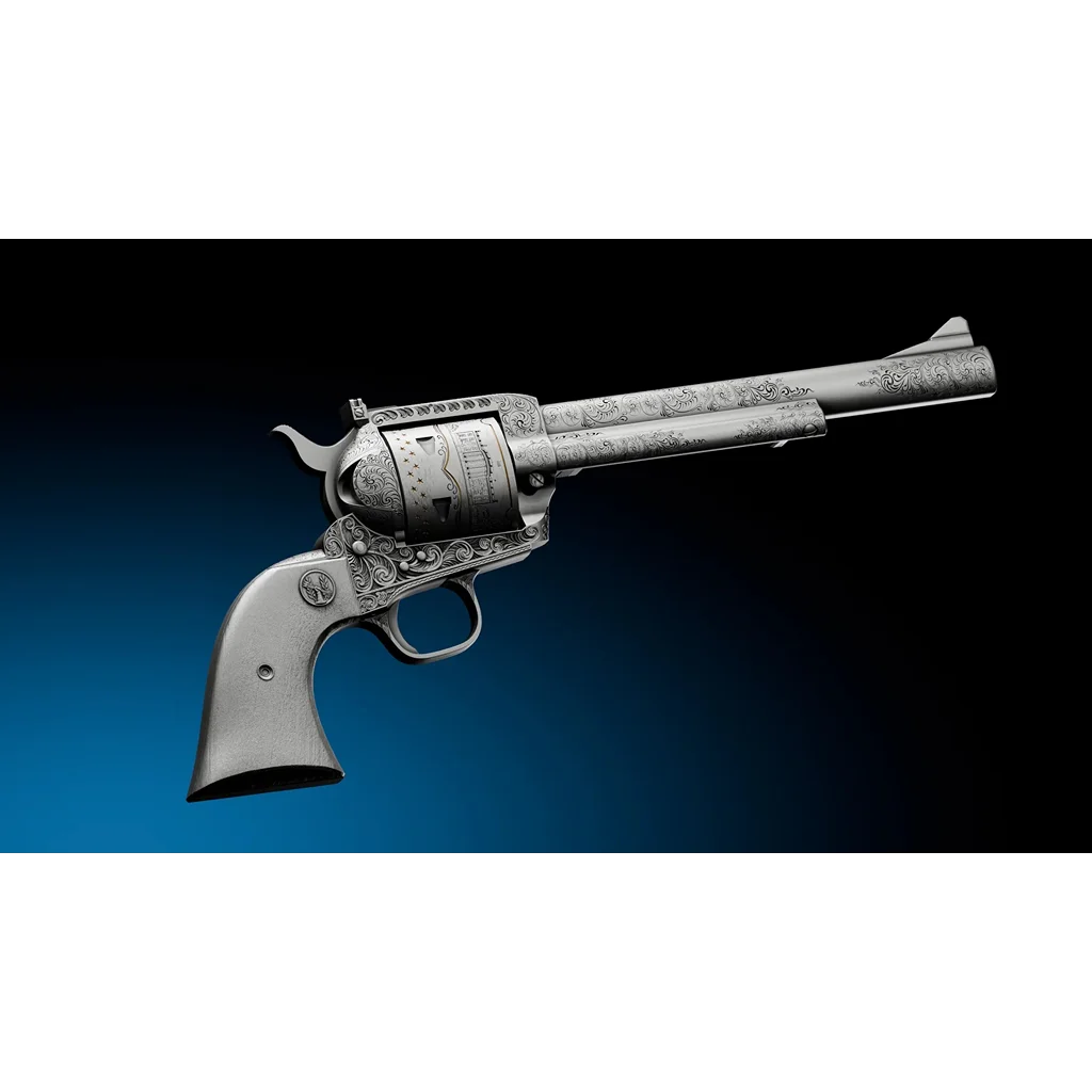 2027 Samoa JFK's Revolver Shaped 2 oz Silver Coin