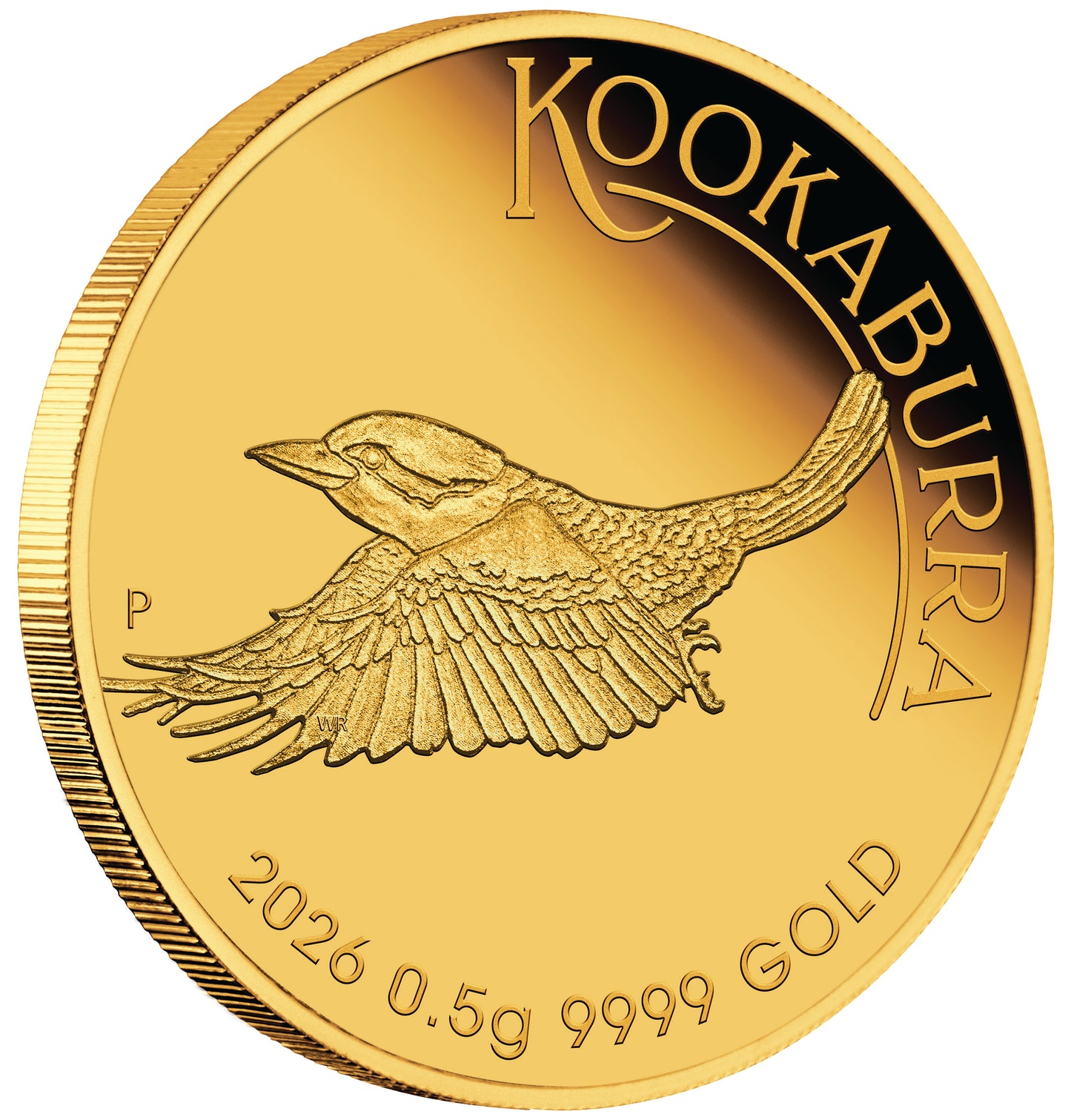 2026 Australia Kookaburra 0.5g Gold Coin in Card (06/23)