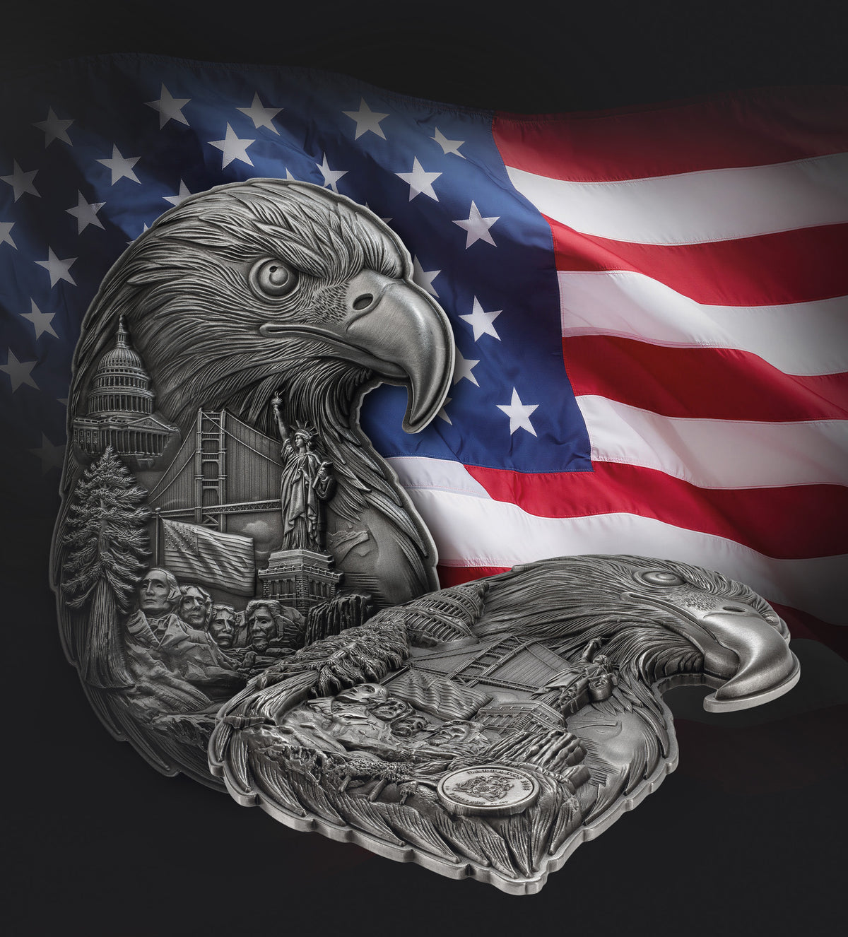 2026 Barbados Soul of a Nation Eagle Stacker 3 oz Silver Coin