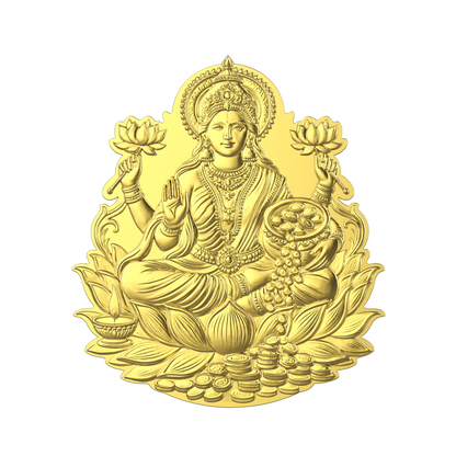 2026 Solomon Islands Diwali Shaped 1/1000 oz Gold Coin in Card
