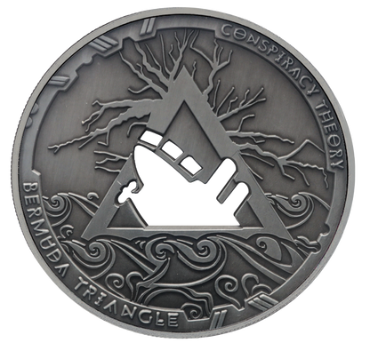 2022 Samoa Conspiracy Collection - Bermuda Triangle Cut-Out CN Coin in Card