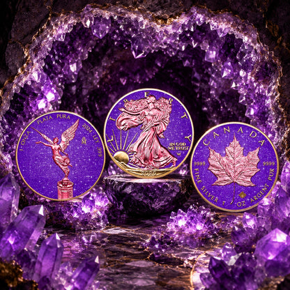 2024 Mexico Libertad Royal Amethyst Edition 1 oz Silver Coin (06/29)